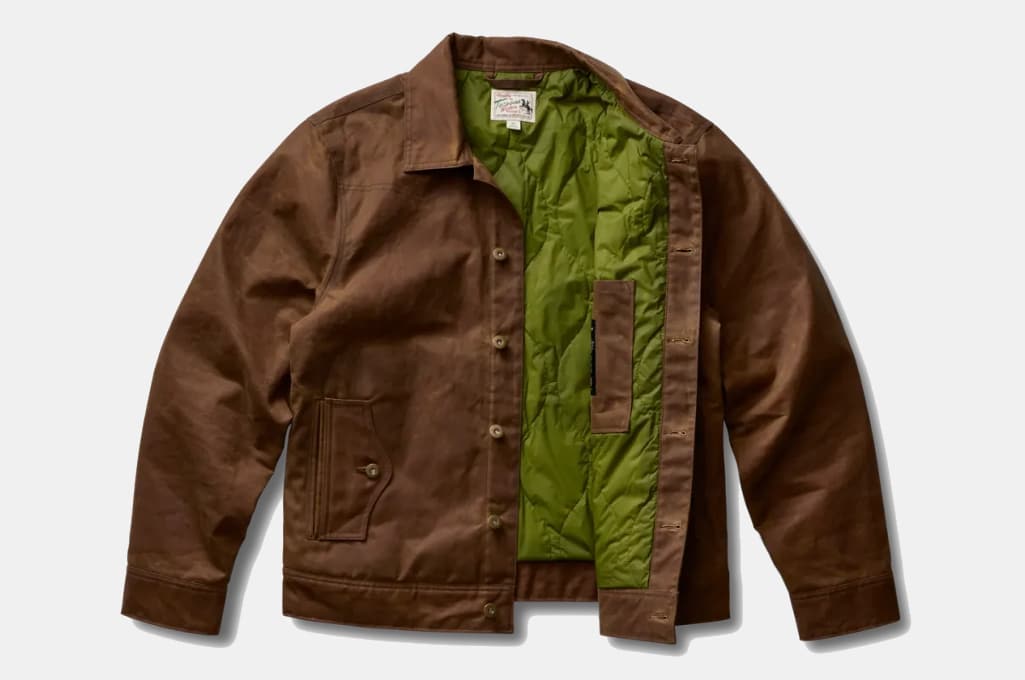 Tecovas Buckaroo Waxed Canvas Trucker Jacket