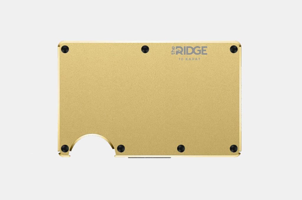 The Ridge 18 Karat Gold Plated Wallet