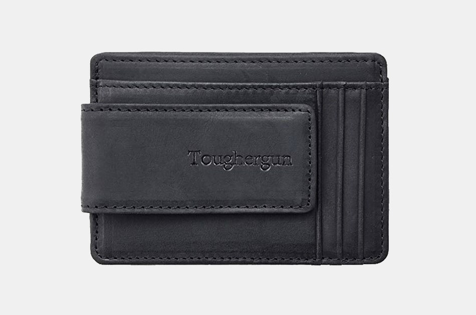 Toughergun Leather Money Clip Wallet