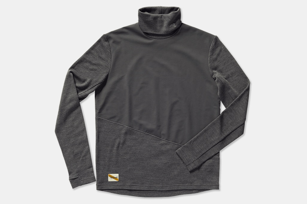 Tracksmith NDO Wind-Block Turtleneck Shirt