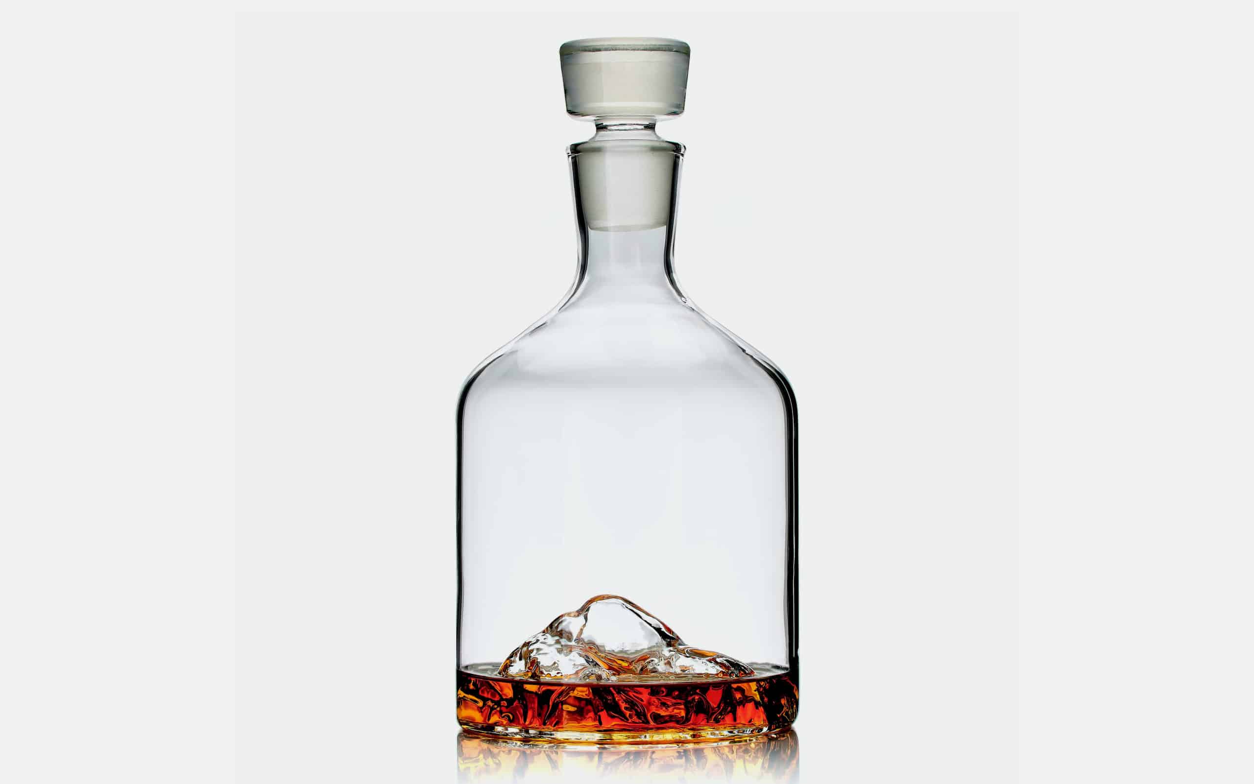 Whiskey Peaks Mountain Decanter