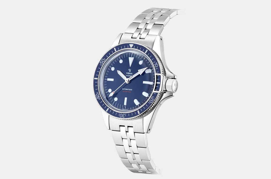 Yema Superman 500 Blue Dial