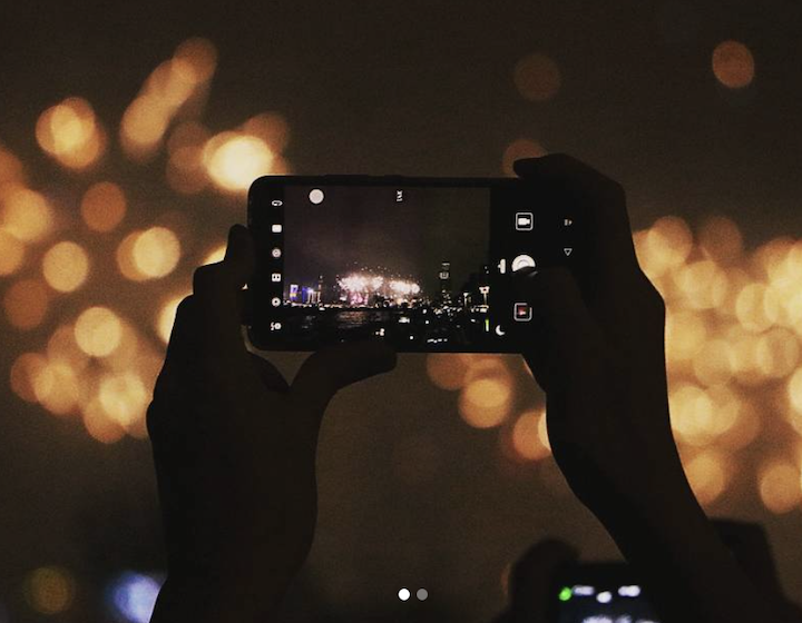 Hong Kong Fireworks Display Hung Hom