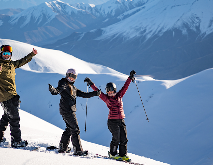 mt hutt family ski resort new zealand